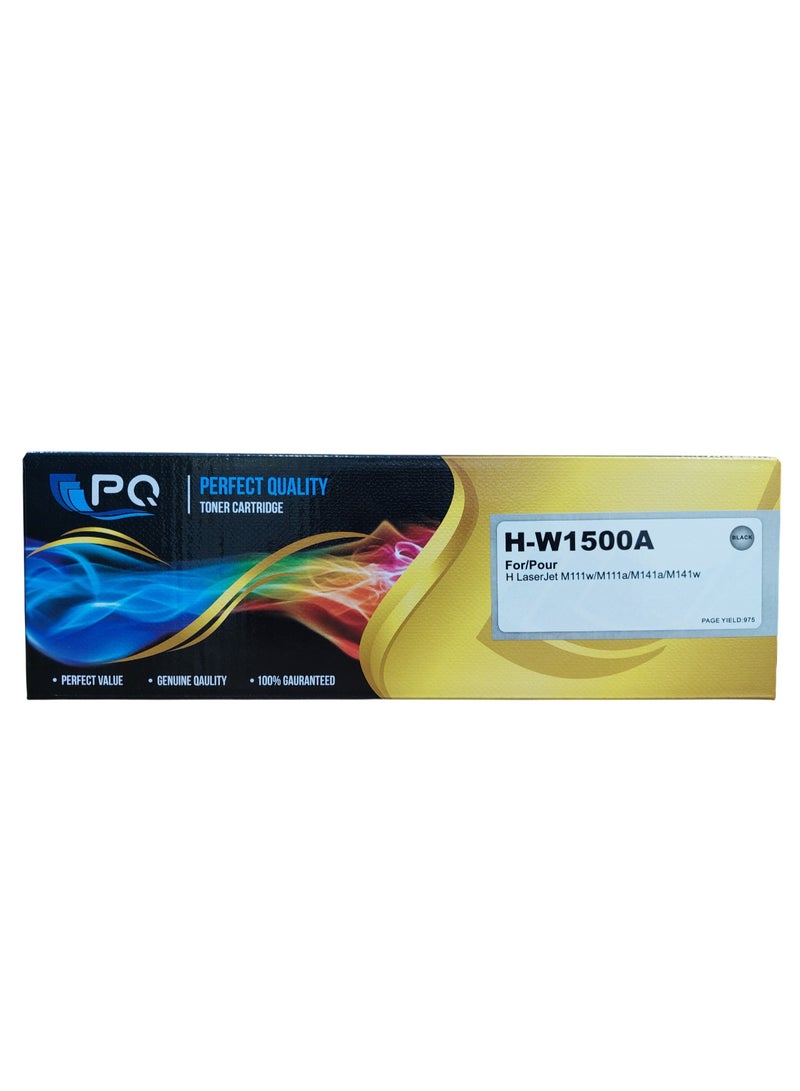 PQ PERFECT QUALITY Compatible With 150A W1500A Toner Cartridge Replacement  for HP Laserjet M111a M111w MFP M141a M141w MFP M141a M141w Printer Black - Image 1